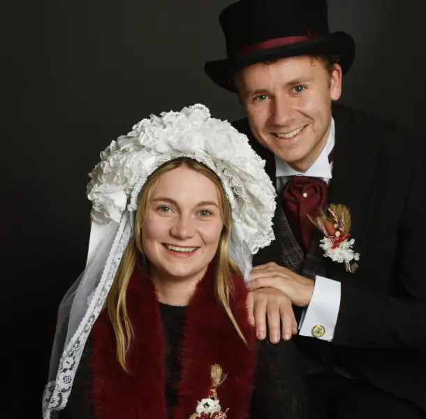 Tessa Jeuken & Max Volleberg boerebruudspaar 2026